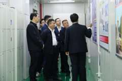宜春市电子信息产业链招商小分队莅临爱游戏ayx官方网页-爱游戏(中国)参观调研
